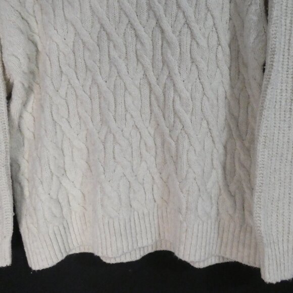 Cream Turtleneck Sweater | xl - extra large - Picture 13 of 16
